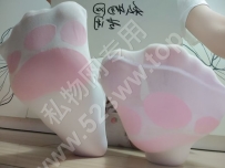 熙玥白色过膝袜